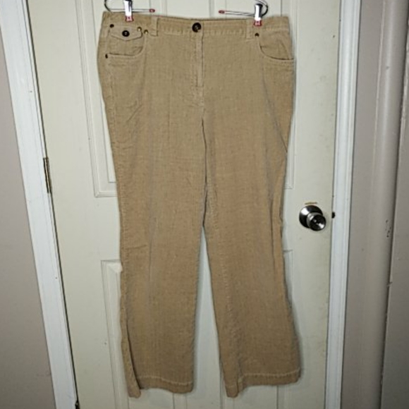 Sag Harbor Pants - Sag Harbor Tan Boot Cut Corderoy Stretch 16
